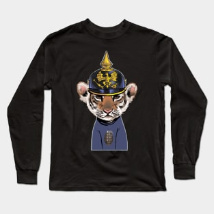 Tiger cub with spike helmet. Long Sleeve T-Shirt